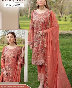 ZARQASH 2021 PAKISTANI SUITS WHOLESALER SURAT