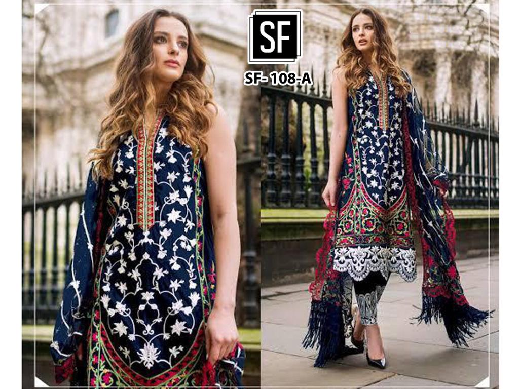 SF 108 A BLUE SALWAR KAMEEZ WHOLESALE ONLINE