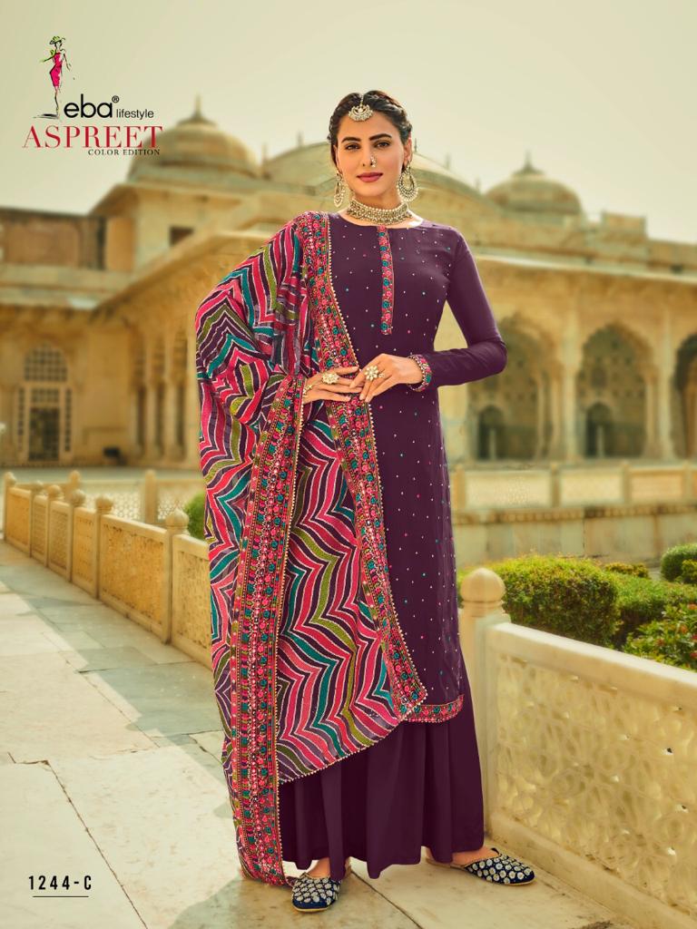 EBA LIFESTYLE 1244 C ASPREET SALWAR KAMEEZ ONLINE