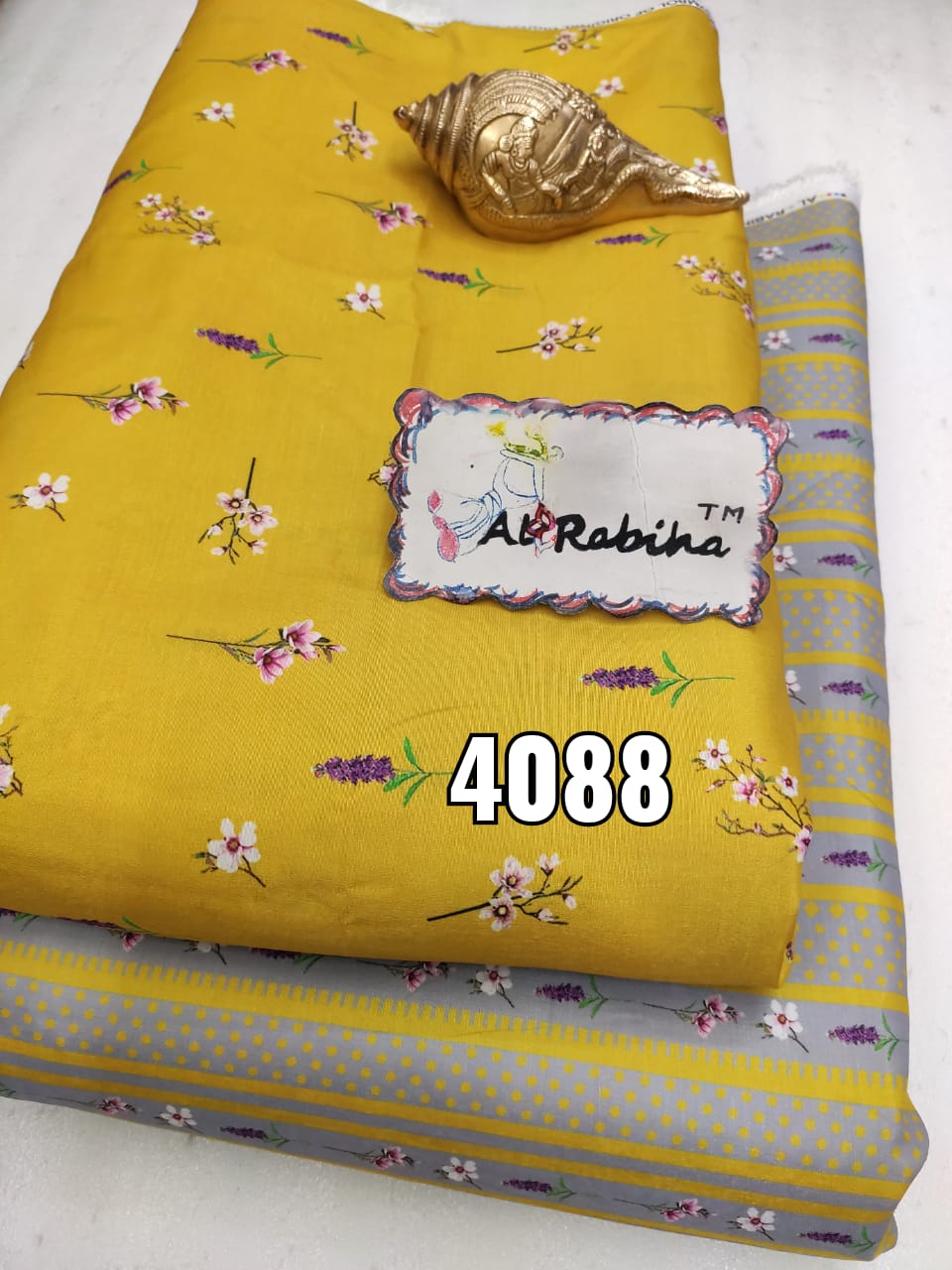 AL RABIHA LATEST 2021 SALWAR KAMEEZ WITHOUT DUPATTA