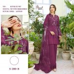 SHREE FABS S 200 B WINE PAKISTANI SUITS BEST PRICE ONLINE