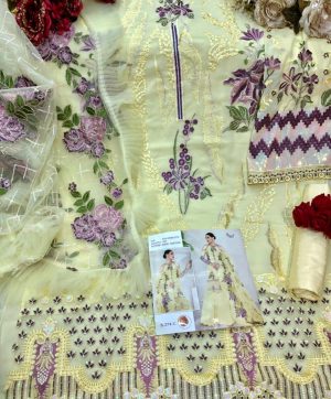 SHREE FABS S 274 C YELLOW SALWAR KAMEEZ WHOLESALE