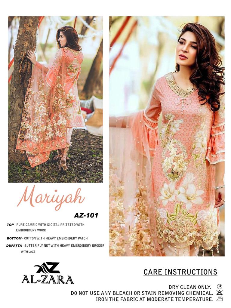 AL ZARA MARIYAH 101 SALWAR KAMEEZ WHOLESALE ONLINE