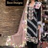 ZIAAZ DESIGNS 7775 B BLACK SALWAR KAMEEZ WHOLESALE