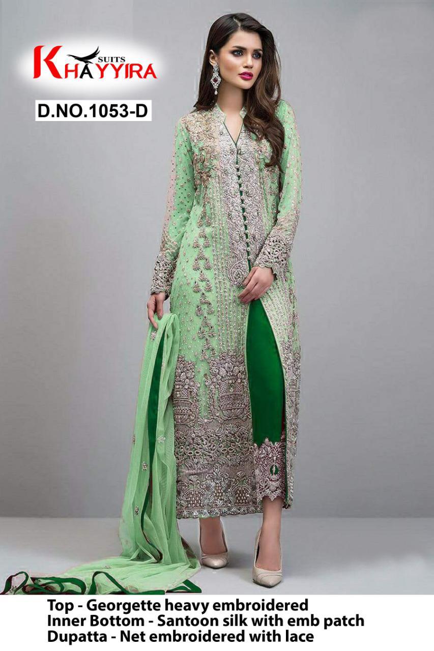 KHAYYIRA 1053 D GEOREGTTE SALWAR KAMEEZ ONLINE