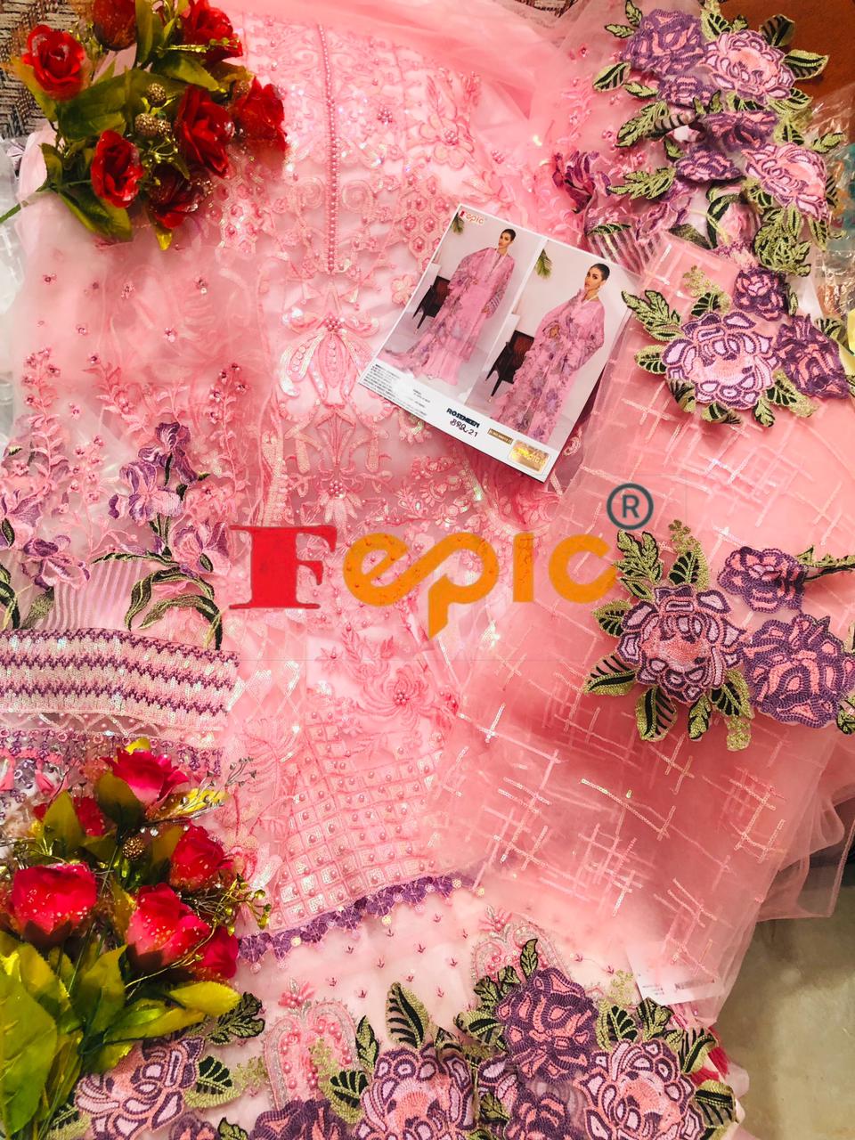 FEPIC 66012 C PINK ROSEMEEN SALWAR KAMEEZ WHOLESALE