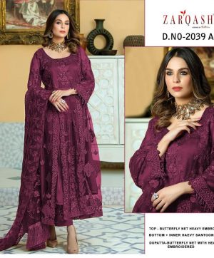 ZARQASH 2039 A SALWAR KAMEEZ WHOLESALE