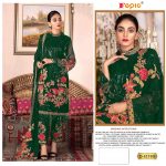 FEPIC 5119 B GREEN PAKISTANI SUITS WHOLESALER SURAT