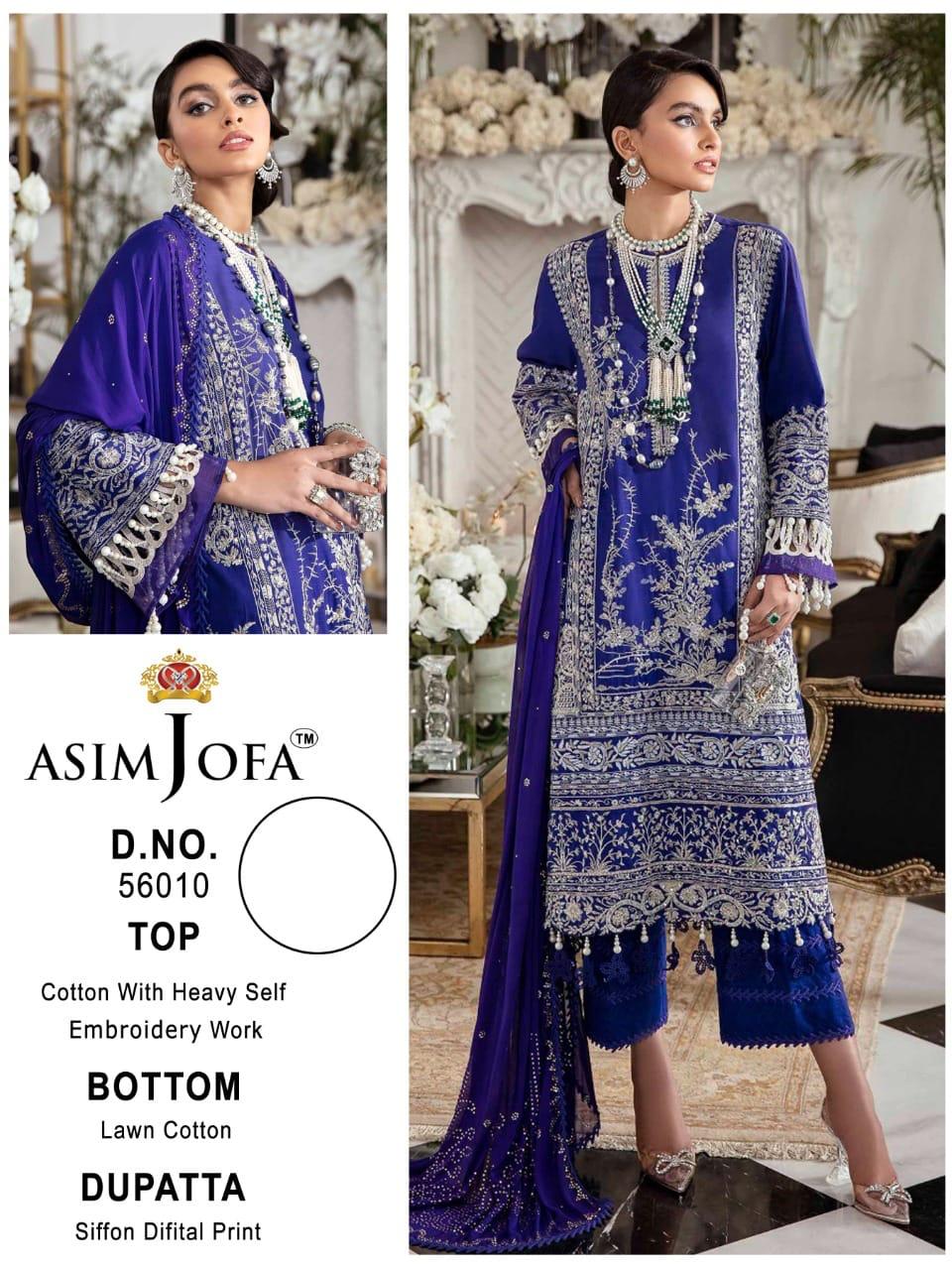 ASIM ZOFA 56010 COTTON SALWAR KAMEEZ