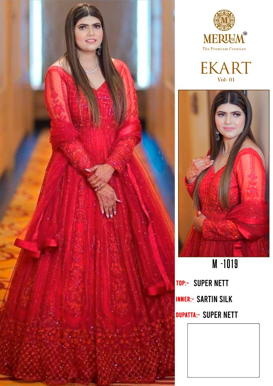 MERIUM EKART M 1019 RED BY EBA LIFESTYLE SURAT