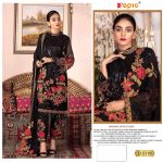 FEPIC 5119 BLACK PAKISTANI SUITS WHOLESALER SURAT