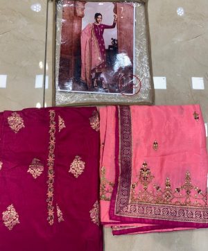 RED DESIGNER SALWAR KAMEEZ WITH HEAVY DUPATTA