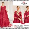 RAMSHA 334 RED SALWAR KAMEEZ WHOLESALER SURAT