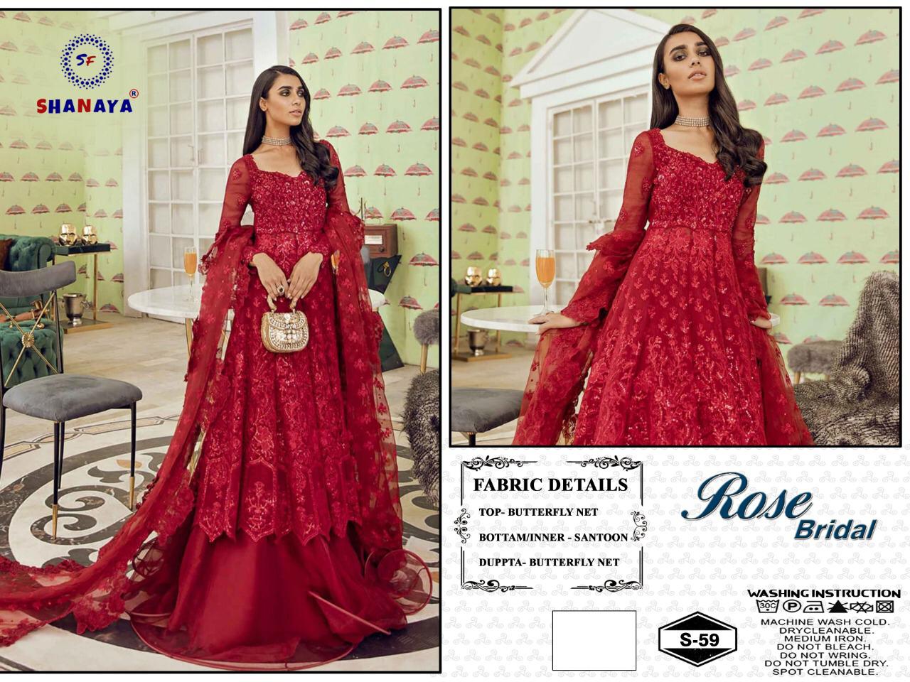 SHANAYA S 59 ROSE BIRDAL SALWAR KAMEEZ WHOLESALE