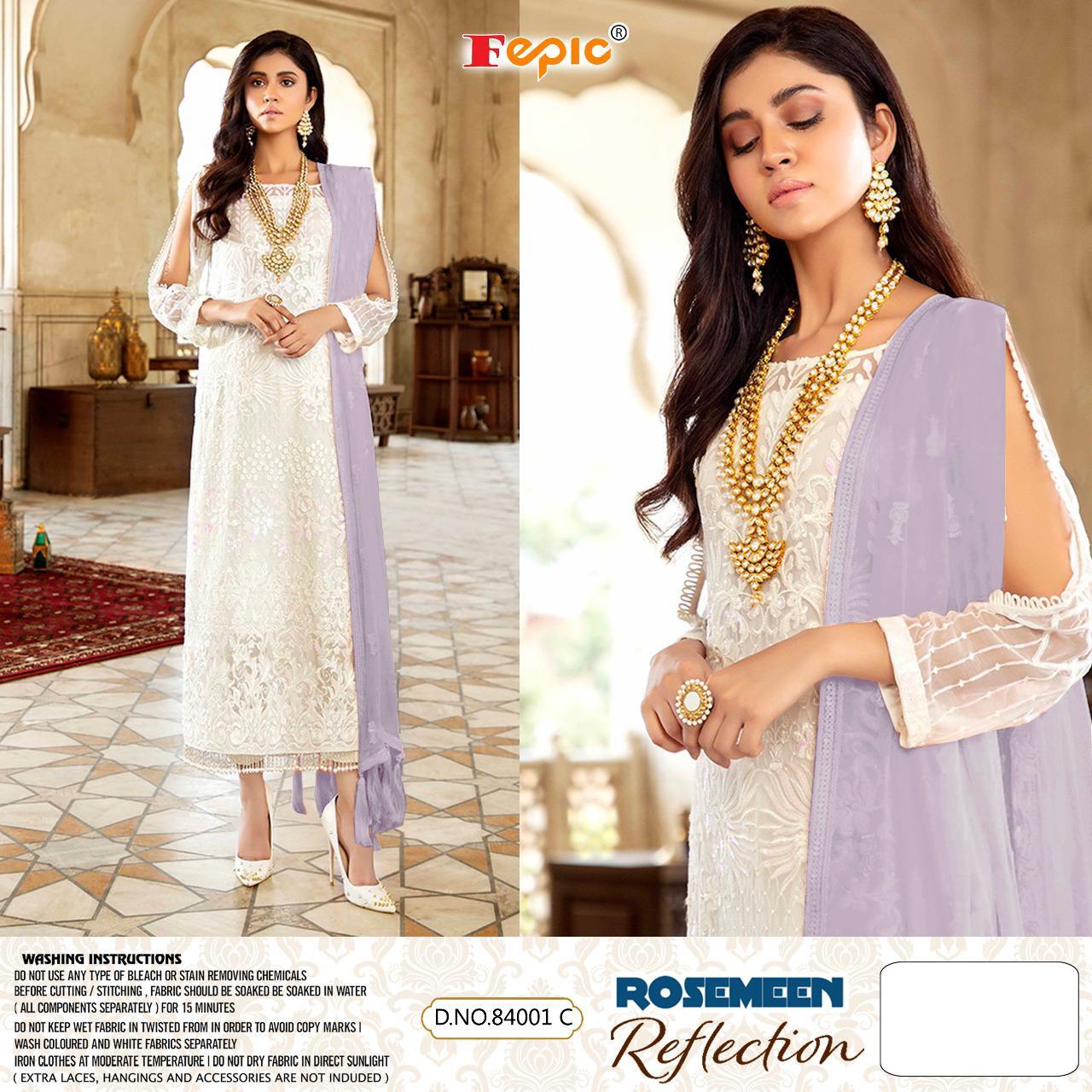 FEPIC 84001 C ROSEMEEN REFLECTION SALWAR KAMEEZ