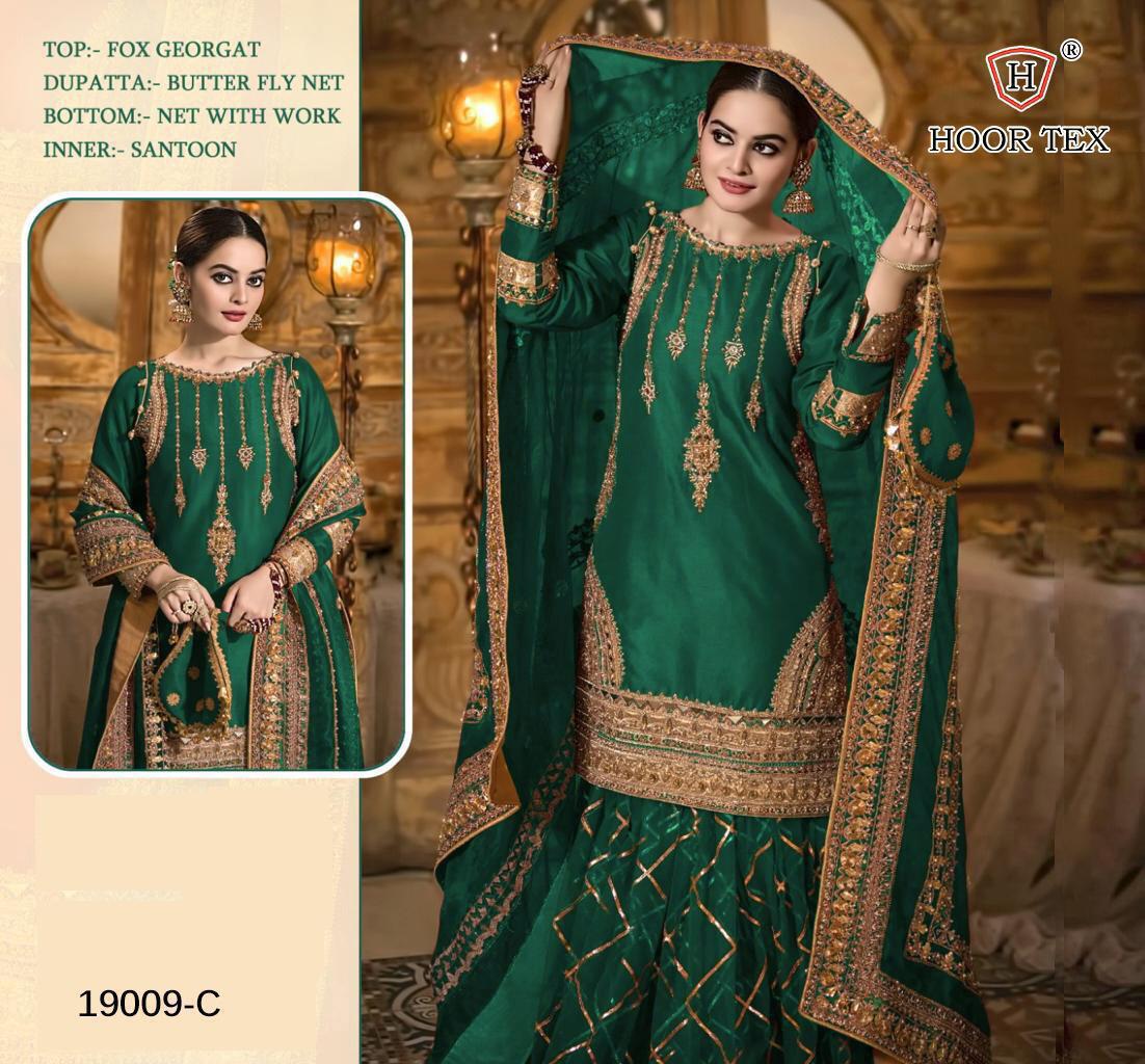 HOOR TEX 19009 C PAKISTANI SALWAR KAMEEZ WHOLESALER