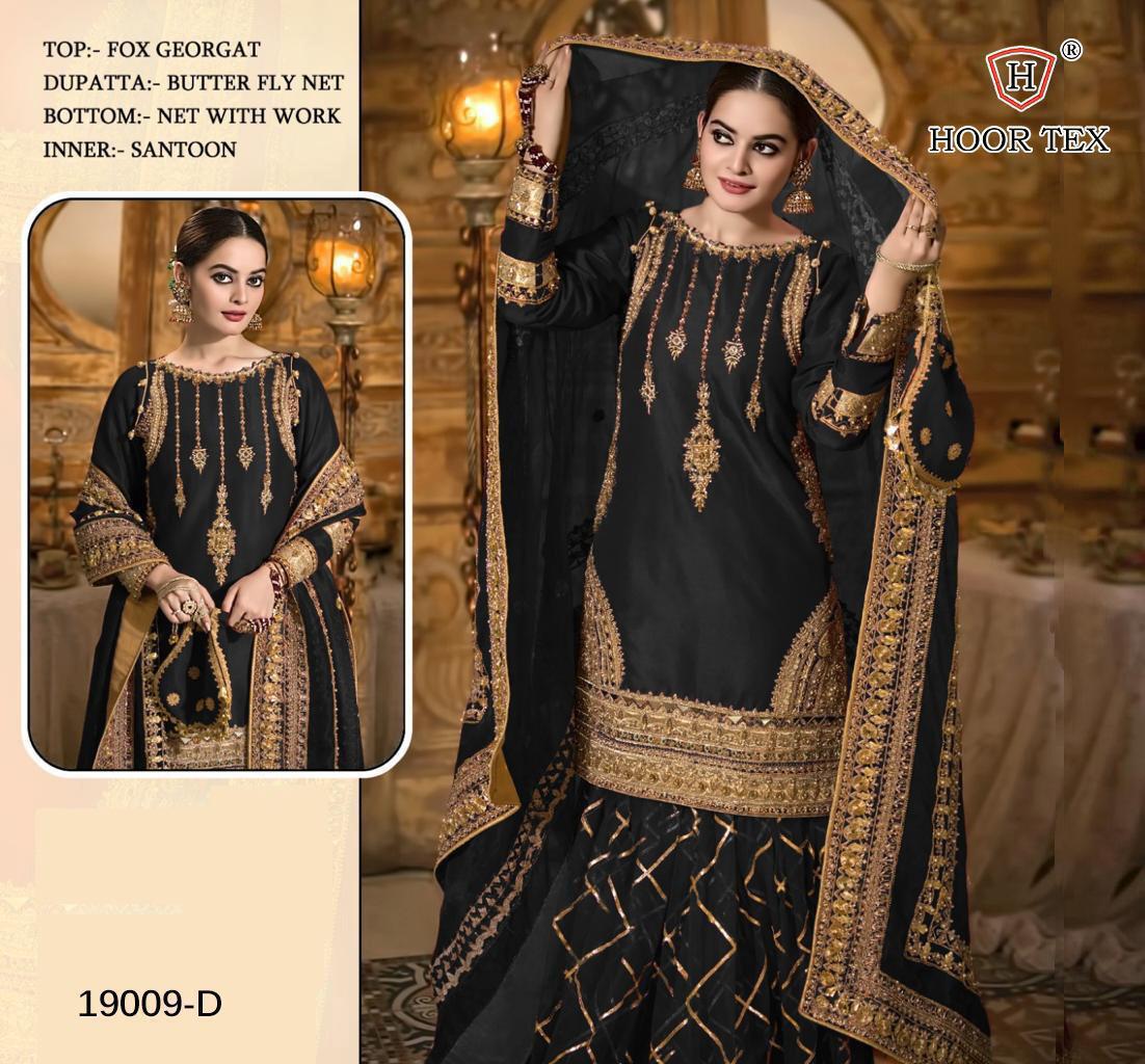 HOOR TEX 19009 D PAKISTANI SALWAR KAMEEZ WHOLESALER