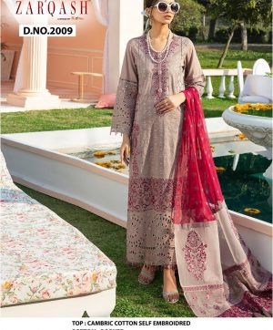 ZARQASH NUREH 2009 COTTON SALWAR KAMEEZ WHOLESALER