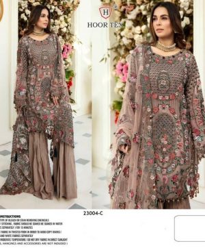 HOOR TEX 23004 C PAKISTANI SUITS MANUFACTURER