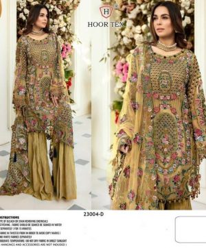 HOOR TEX 23004 D PAKISTANI SUITS MANUFACTURER