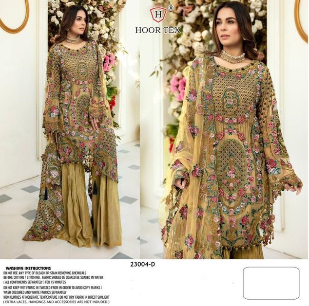 HOOR TEX 23004 D PAKISTANI SUITS MANUFACTURER