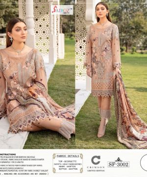 SAIROZ FABS CRIMSON SF 3002 SALWAR KAMEEZ MANUFACTURER