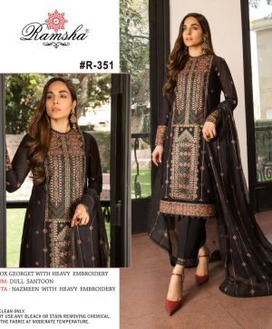 RAMSHA R 351 VOL 22 PAKISTANI SALWAR KAMEEZ WHOLESALE