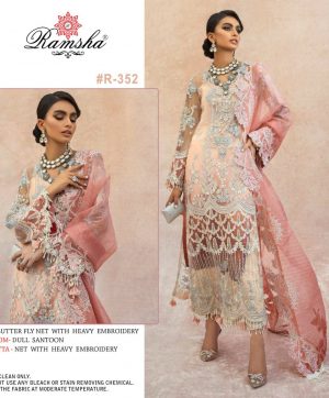 RAMSHA R 352 VOL 22 PAKISTANI SALWAR KAMEEZ WHOLESALE