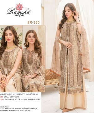 RAMSHA R 360 PAKISTANI SALWAR KAMEEZ MANUFACTURER