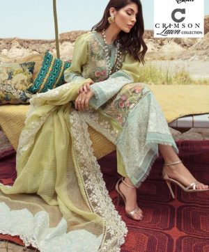 CROSS STITCH CRIMSON 40002 SALWAR KAMEEZ MANUFACTURER