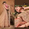 SWAGAT VIOLET 5101 DESIGNER GOWNS WHOLESALER