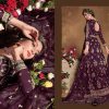 SWAGAT VIOLET 5105 DESIGNER GOWNS WHOLESALER