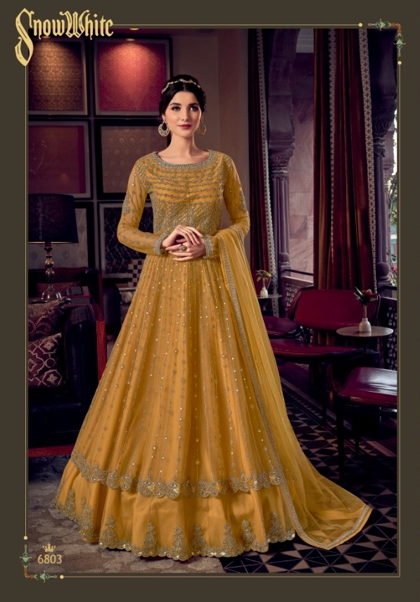 SWAGAT SNOWWHITE 6803 DESIGNER GOWNS WHOLESALE