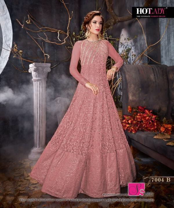 HOTLADY ZAREENA 7004 B GOWNS MANUFACTURER SURAT