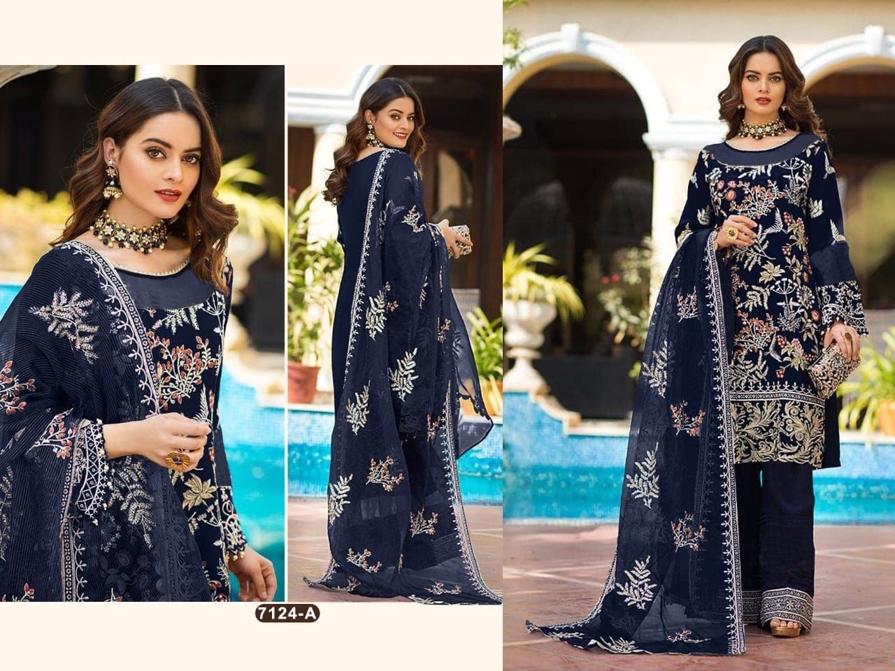 KHATUN FAB 7124 A PAKISTANI SALWAR KAMEEZ MANUFACTURER