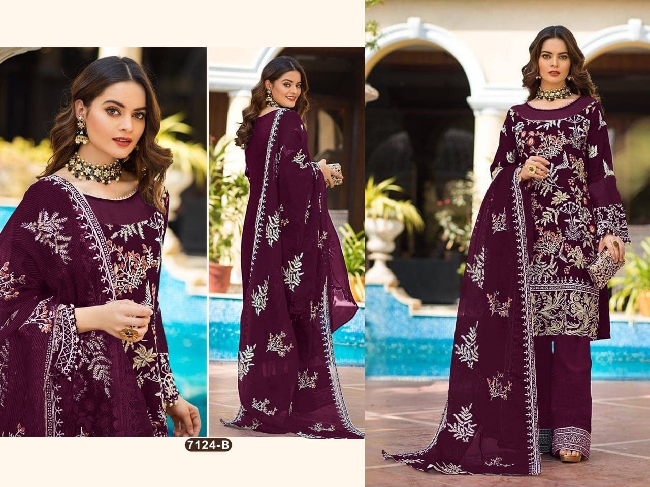 KHATUN FAB 7124 B PAKISTANI SALWAR KAMEEZ MANUFACTURER