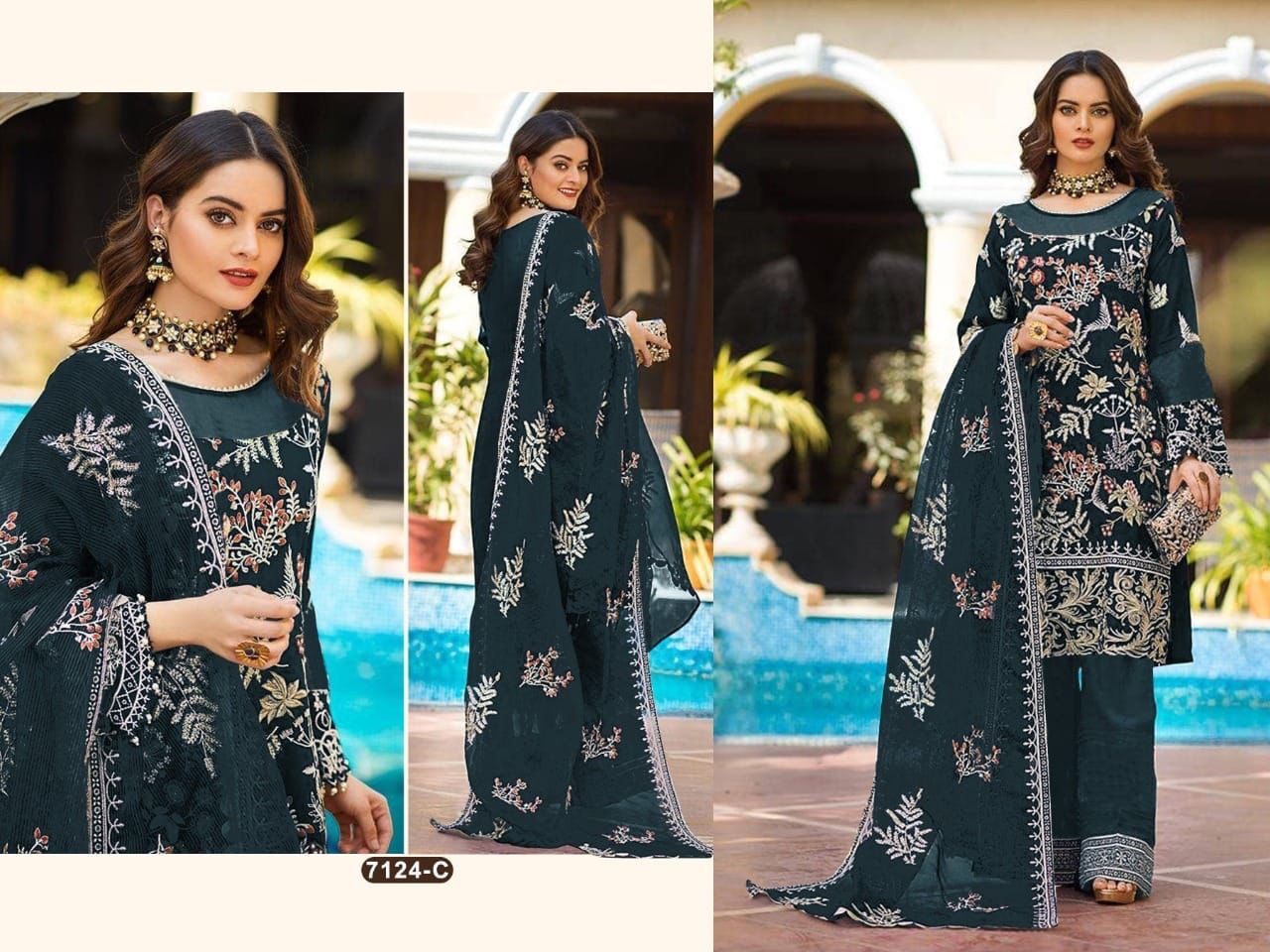 KHATUN FAB 7124 C PAKISTANI SALWAR KAMEEZ MANUFACTURER