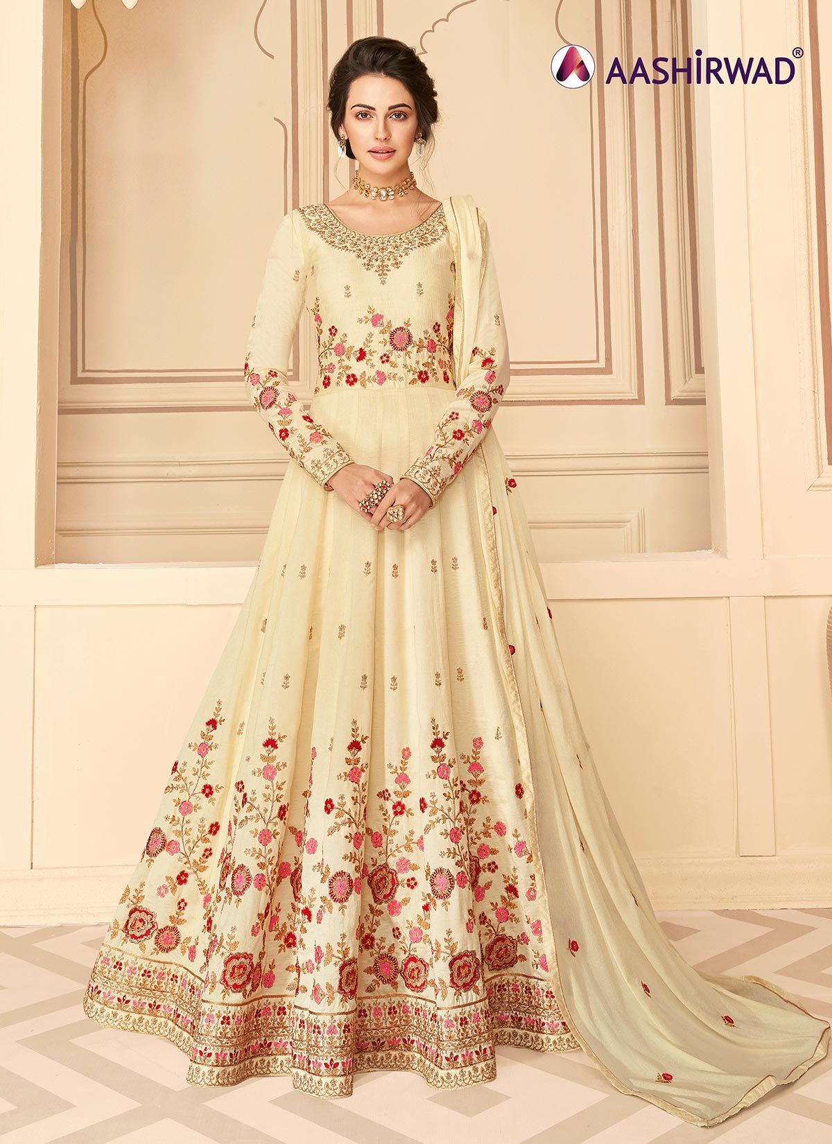 AASHIRWAD CREATION MAHARANI 7209 WHOLESALE