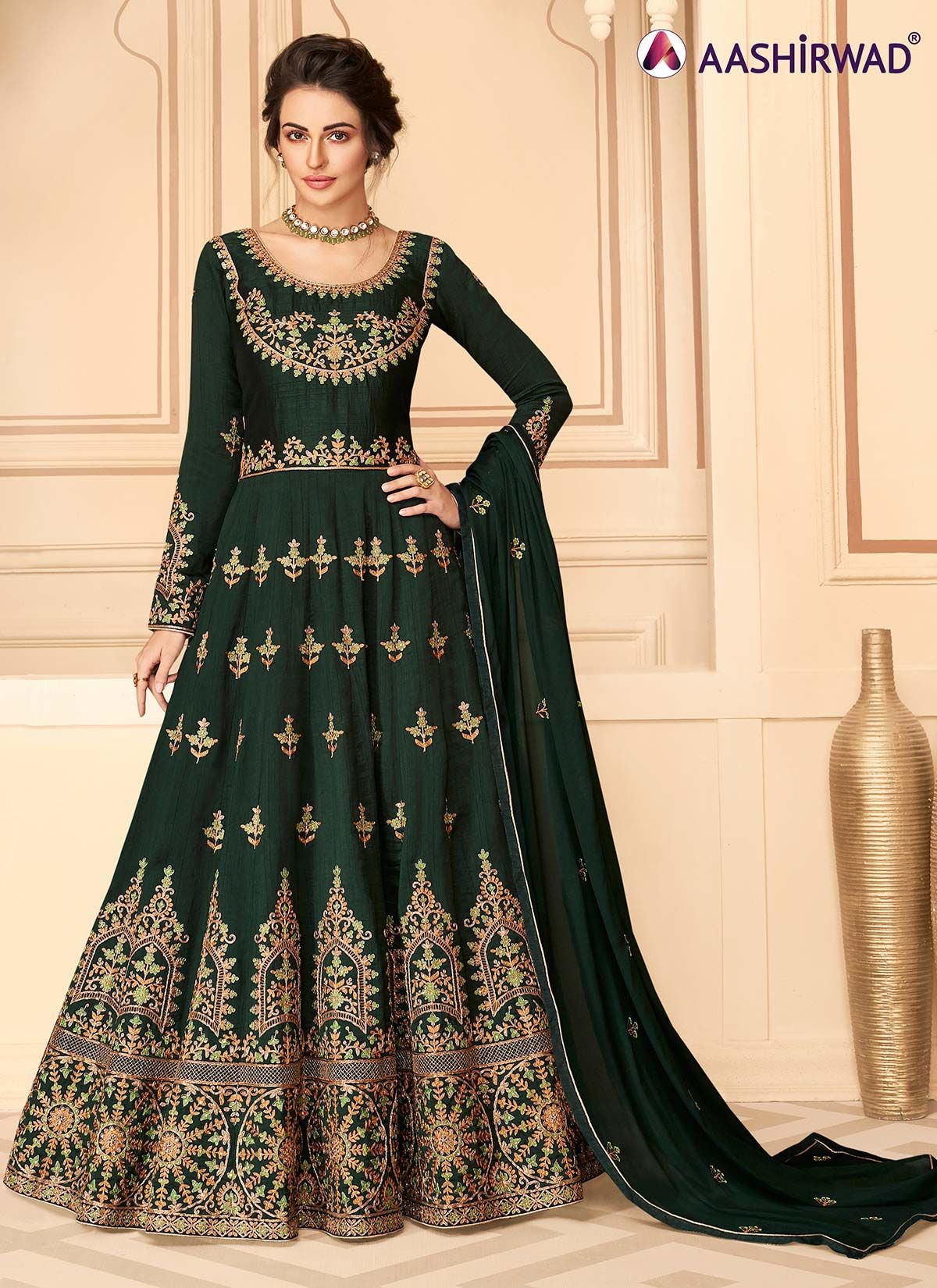 AASHIRWAD CREATION MAHARANI 7210 WHOLESALE