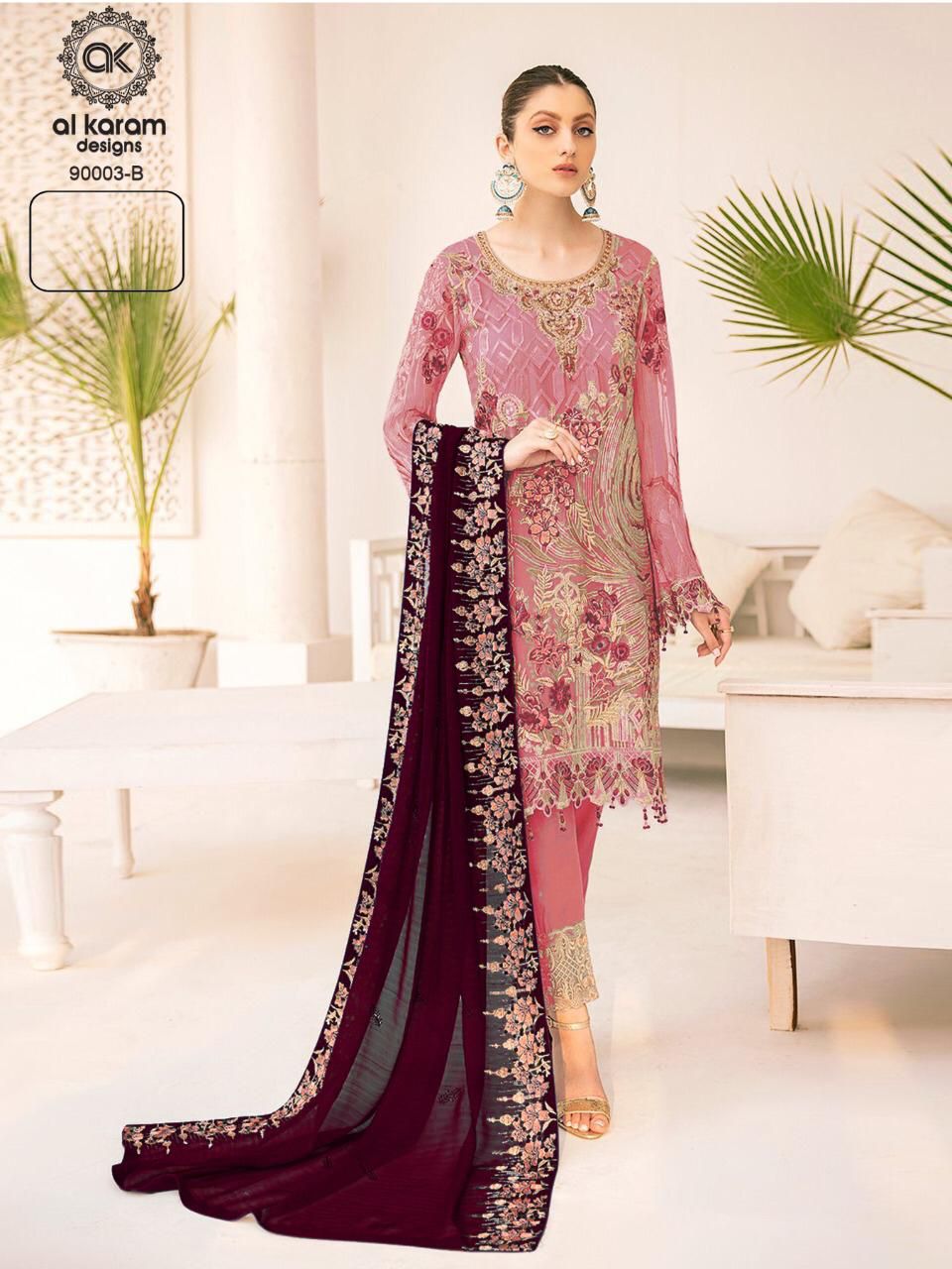 AL KARAM 90003 B PAKISTANI SALWAR KAMEEZ MANUFACTURER