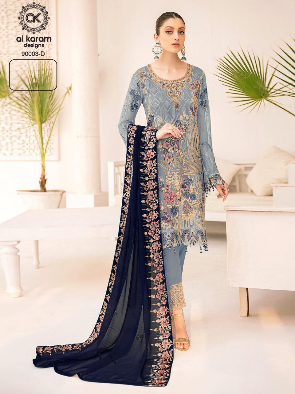 AL KARAM 90003 D PAKISTANI SALWAR KAMEEZ MANUFACTURER