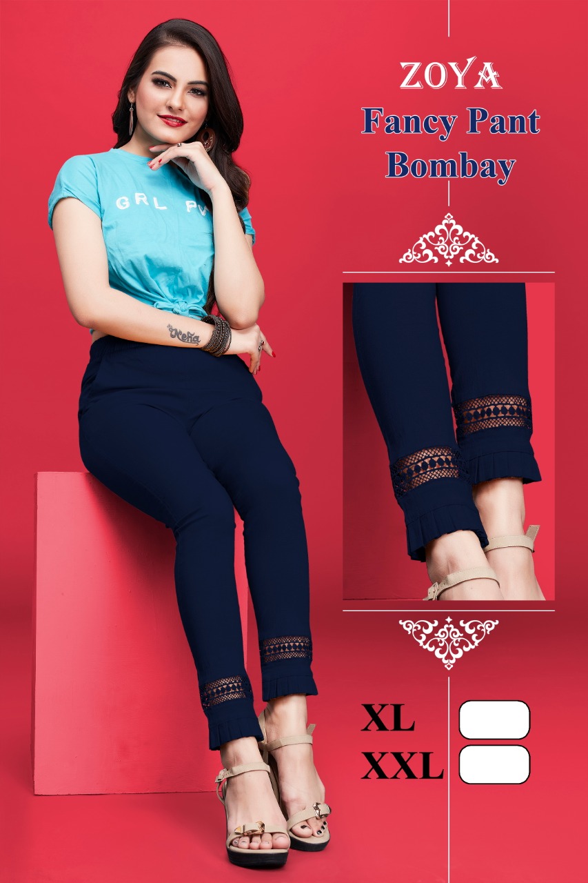 WOMENS LUCKNOWI CHICKEN I FANCY PANT BY ZOYA