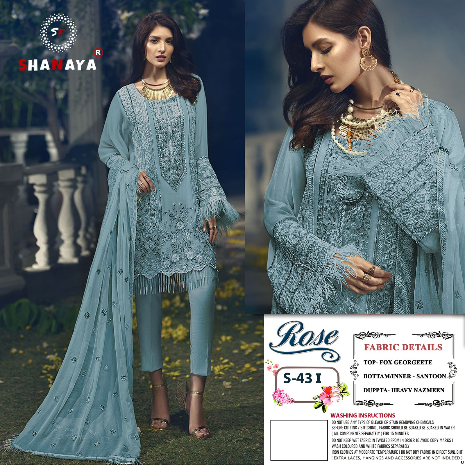 SHANAYA S 43 I PAKISTANI SALWAR KAMEEZ MANUFACTURER