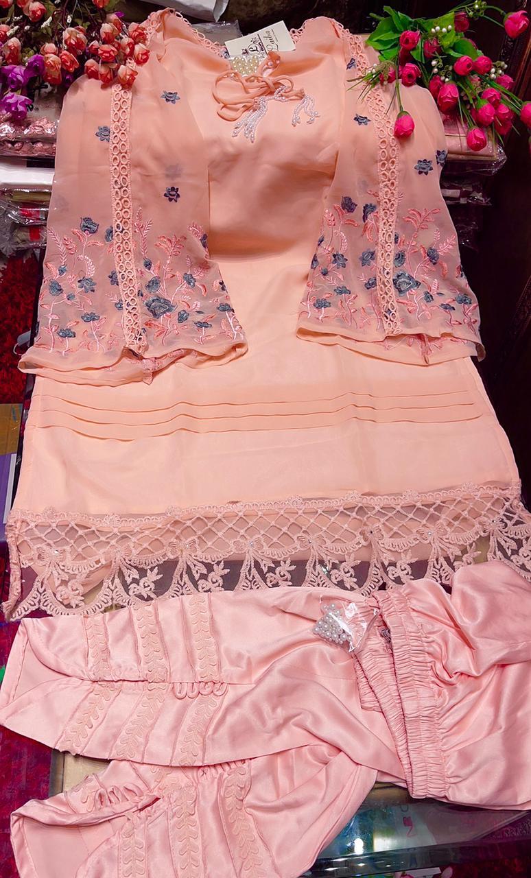 LAIBA AM 59 PEACH READYMADE TUNICS WHOLESALER