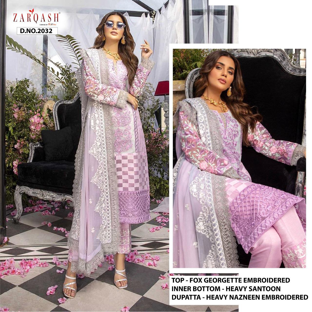 ZARQASH AZURE 2032 SALWAR KAMEEZ WHOLESALER SURAT