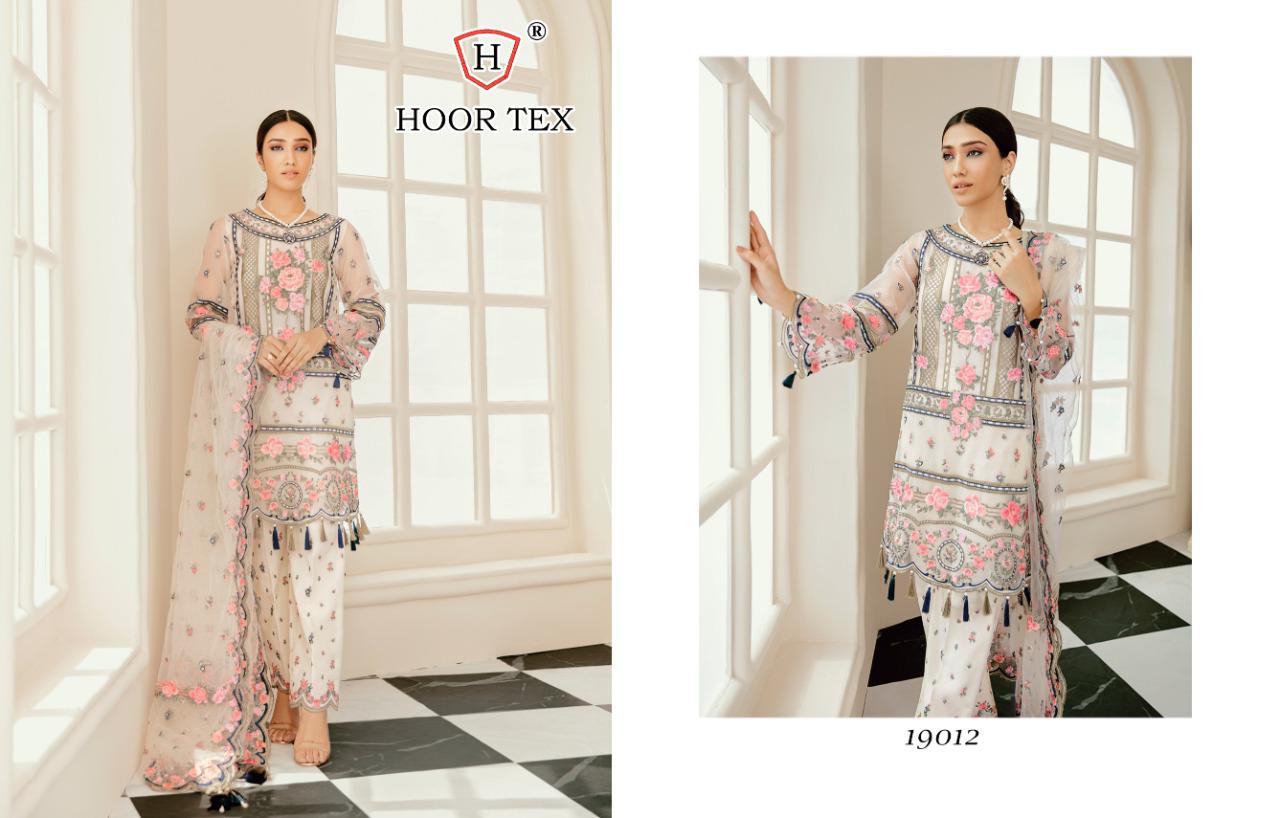 HOOR TEX 19012 LATEST PAKISTANI SUITS WHOLESALER