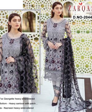 ZARQASH MINHAL 2044 SALWAR KAMEEZ WHLOLESALER SURAT