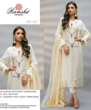 RAMSHA 347 VOL 21 PAKISTANI SUITS WHOLESALER