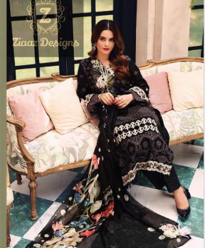 ZIAAZ DESIGN BLACK BEAUTY SALWAR KAMEEZ WHOLESALE