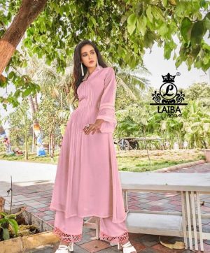 LAIBA AM VOL 82 PINK READYMADE TUNICS WHOLESALER